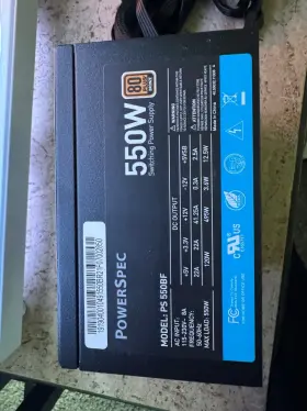 550bf Powerspec Ps 550w 80 Bronze Atx Non-modular Power Supply