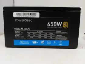 Powerspec 618996998395 Missing Cables 650w 80 Plus Gold Fully Modular Atx Power Supply