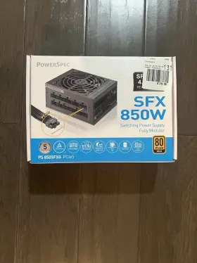850sfxg Powerspec Ps 850 Watt 80 Gold Sfx Fully Modular Pcie 5.0 Power Supply