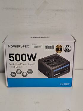 Powerspec Ps1-500wf Fx V2 500 Watt Atx Non-modular Power Supply
