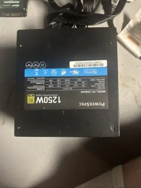 Ps1250gfmcem Powerspec 1250w Modular Power Supply 80 Gold Certified Atx3.0 With Pcie