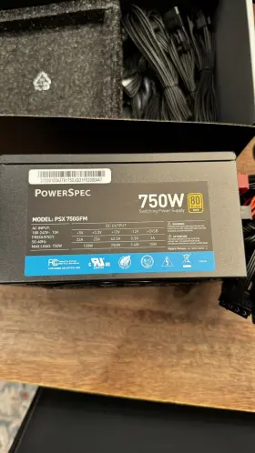 Psx750gfm Powerspec 750w 80 Gold Pc Power Supply Unit