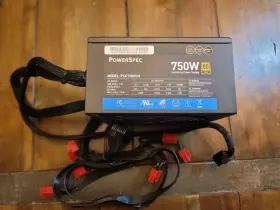 Psx750gsm Powerspec 750w 80 Gold Pc Switching Power Supply Working