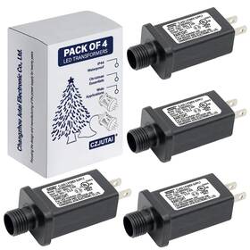 Premier Adapter Jt-dc300v0200 Pack Of 4 30v 6w Czjutai Jt-dc300v0200-c Power Supply For Christmas Lighting