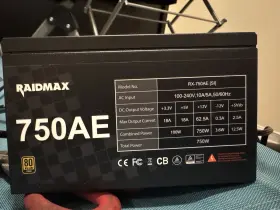 Rx-750ae Raidmax Si 750ae/750w Computer Power Supply