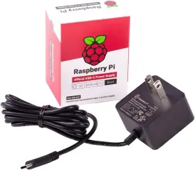 Ksa-15e-051300hu Raspberry Pi 15w Usb-c Power Supply Us - Black