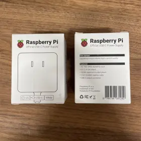03ah7033 Raspberry Pi 2x 4 Model B Official Psu Usb-c 5.1v 3a Us Plug White