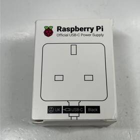 Raspberry Pi 765756931274 Official 4 Usb-c Power Supply Uk Plug Black - Raspberry-pi
