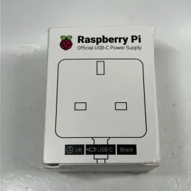 Raspberry Pi 765756931274 Official 4 Usb-c Power Supply Uk Plug Black - Raspberry-pi