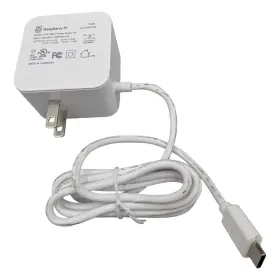 P0925 Raspberry Pi 27w Usb-c Power Supply Us White Ac Adaptor For 5