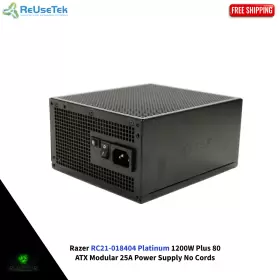 Rc21-018404 Razer Platinum 1200w Plus 80 Atx Modular 25a Power Supply No Cords