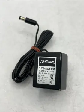229-j Realtone Vintage Power Supply 120v 60hz 3w Model 200ma