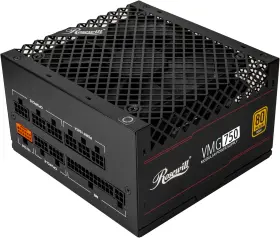 Rosewill 445036621660 Vmg 750w 80 Gold Atx 3.0 And 3.1 Compatible Full Modular Low-noise Pow