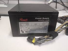 Rosewill 898745011388 Sl-8400btx 400watt Atx 2.2 Power Supply Rd400-2db Tested. Good Conditio