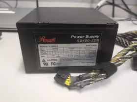 Sl-8400btx Rosewill 898745011388 400watt Atx 2.2 Power Supply Rd400-2db Tested. Good Conditio