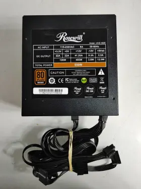 Hive-550s Rosewill 550 W 24 Pin Atx Desktop Power Supply