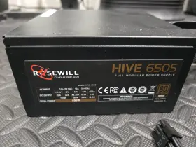 Hive-650s Rosewill 650w Psu Fully Modular 80 Plus Bronze With Some Cables