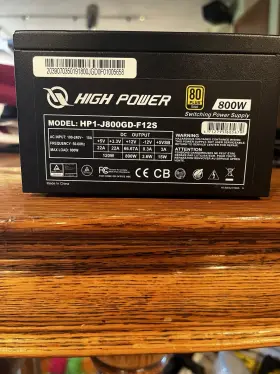 Hp1-j800gdd-f12s Rosewill Hp1-j800gd-f12s 800 W Computer Power Supply Unit