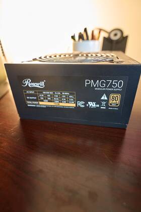 Rosewill Pmg750 750w Atx Full Modular Gaming Power Supply 80 Plus Gold Cert