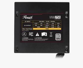 Rosewill Vnw750 750w Atx Power Supply 80 Plus 1 Fan Black 100-240v 9-4.5a