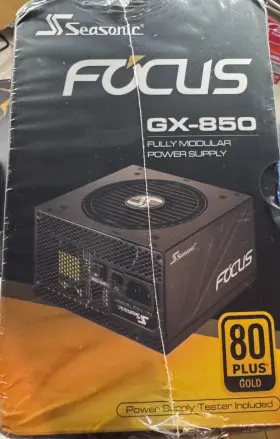 Gx-850 Sea Sonic 711173874683 Seasonic Focus Power Supply Unit Fully Modular 80 Gold New Sealed
