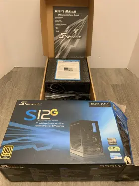 S12g-550 Sea Sonic Seasonic S12g 550w Atx 12v Power Supply Series 80 Plus Gold- New In The Box