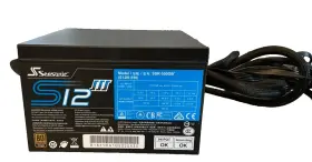 S12iii-550 Sea Sonic Seasonic Gaming Pc Power Supply Atx12vo Non Modular 550 Watt Psu