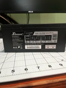 Ss-1200xp Sea Sonic Seasonic Modular 1200 Watt 80 Plus Platinum Rated Supply