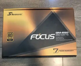 Ssr-650fm Sea Sonic Seasonic Focus Gm-650 650w 80 Gold Semi-modular Atx Power Supply
