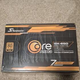 Seasonic Srp-cgx651-a5a32sf Core Gx-650 Atx3 650w Fully Modular 80 Plus Gold Power Supply