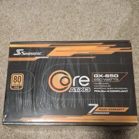 Srp-cgx651-a5a32sf Seasonic Core Gx-650 Atx3 650w Fully Modular 80 Plus Gold Power Supply