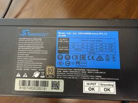 Seasonic Ssr-650rm 650w 80 Gold Semi-modular Atx Psu Active Pfc F3 Power Supply