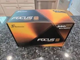 Ssr-550fm Seasonic Usa Gm-550 Focus 550 Gold 550w 80 Semi-modular Quiet Power Supply
