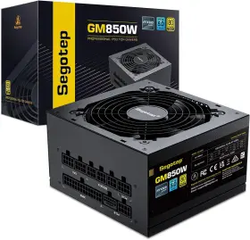 Gm850 Segotep 313049291286 Power Supply 850w Pcie 5.0 And Atx 3.0 Full Modular 80 Plus Gold