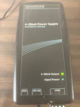 Sensaphone Fgd-0070 Power Supply Battery Back-up 4-20ma Missing 9v Plug