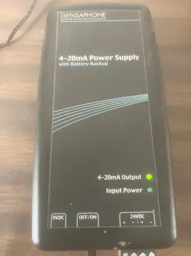 Fgd-0070 Sensaphone Power Supply Battery Back-up 4-20ma Missing 9v Plug