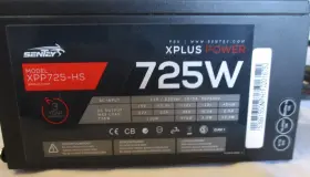 Xpp725-hs Sentey 725w Power Supply Xplus Black