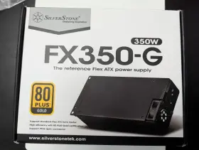 Fx350-g Silverstone 30329 350w Flex Atx Psu Fully Wired 80 Gold Single Rail