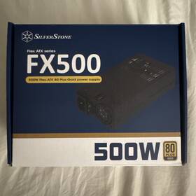 Silverstone Sst-fx500-g Fx500-g Standard Flex Atx 80plus Gold 500w Power Supply