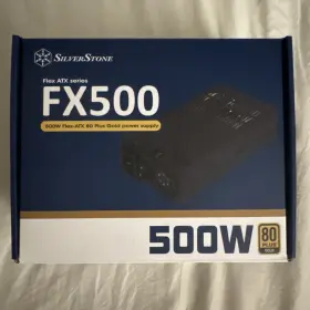 Sst-fx500-g Silverstone Fx500-g Standard Flex Atx 80plus Gold 500w Power Supply