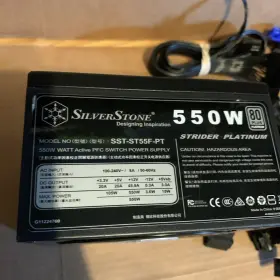 Sst-st55f-pt Silverstone Sst- St55f-pt 550w Strider Platinum 80 Plus Power Supply No