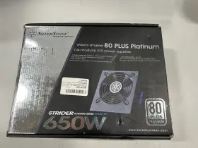 St65f-pt Silverstone St65fpt Sst- 650w Strider Platinum 80plus Atx Power Supply