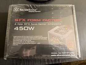 St45sf-v3 Silverstone Technology 450w Sfx Form Factor 80 Plus Bronze Power Supply