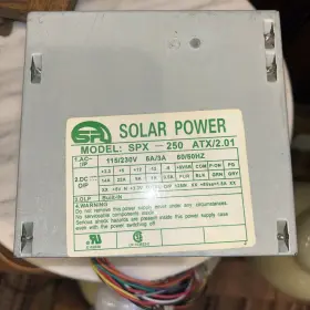 Spx-250c Solar Power Umax Spx-250c/2.01 / Atx Supply 250w Used
