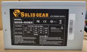 Sdgr-400bx Solid Gear 400bx Atx Power Supply 400w 400 Watts Psu