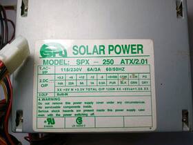 Sp Solar Power E-25e Es-250e Supply Es-250t 250w For Parts