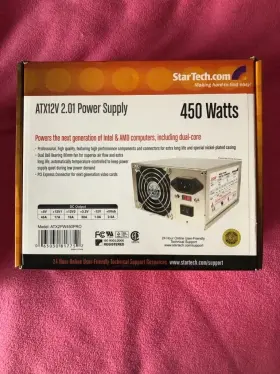 Atx2pw450pro Startech Atxpw350dell 450 Watt Atx 12v 2.01 Power Supply -