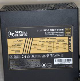 Super Flower 711213447044 Leadex Iii 1000 Watt 80 Plus Gold Atx Fully Modular 3.1 Psu
