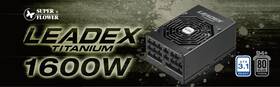 Super Flower Sf-1600f14ht Atx3.1 Leadex Titanium 1600w Atx 3.1 Power Supply