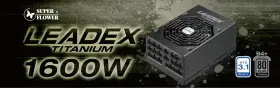 Sf-1600f14ht Super Flower Atx3.1 Leadex Titanium 1600w Atx 3.1 Power Supply
